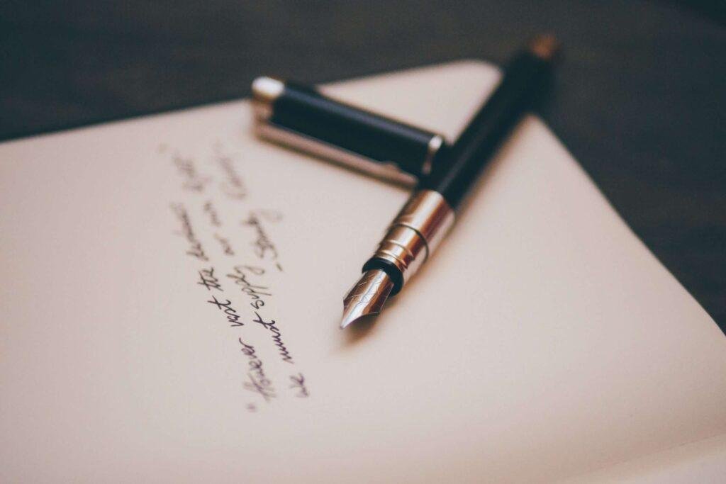 Writing letters